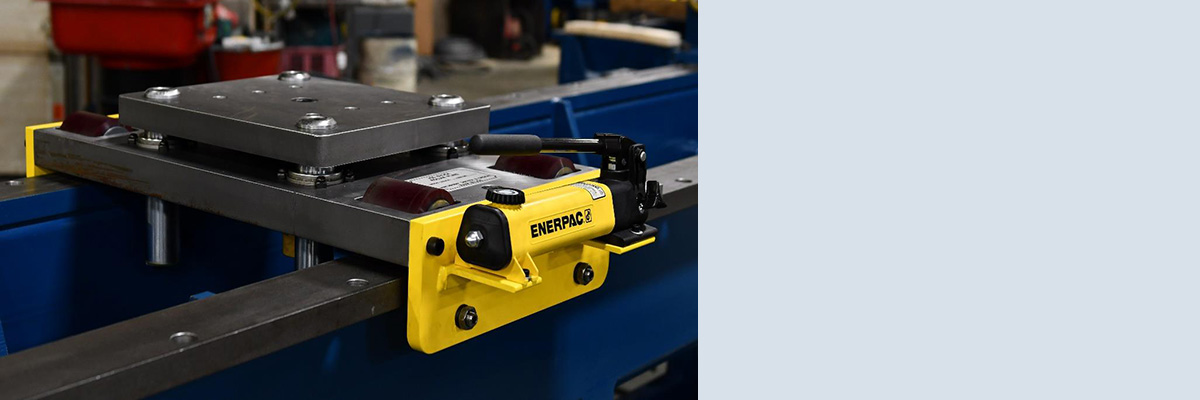 Vee Block Roller Plate with Hydraulic Lift | MSD-VRP-HL